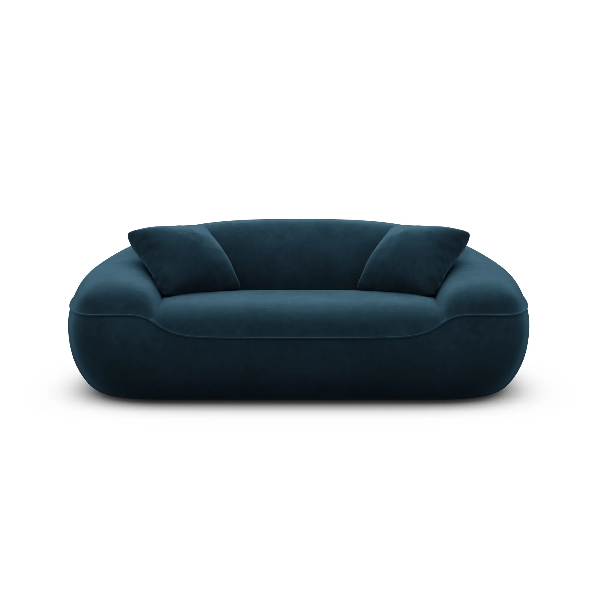 Samtstoff 2-Sitzer Couch Levina – Bild 26