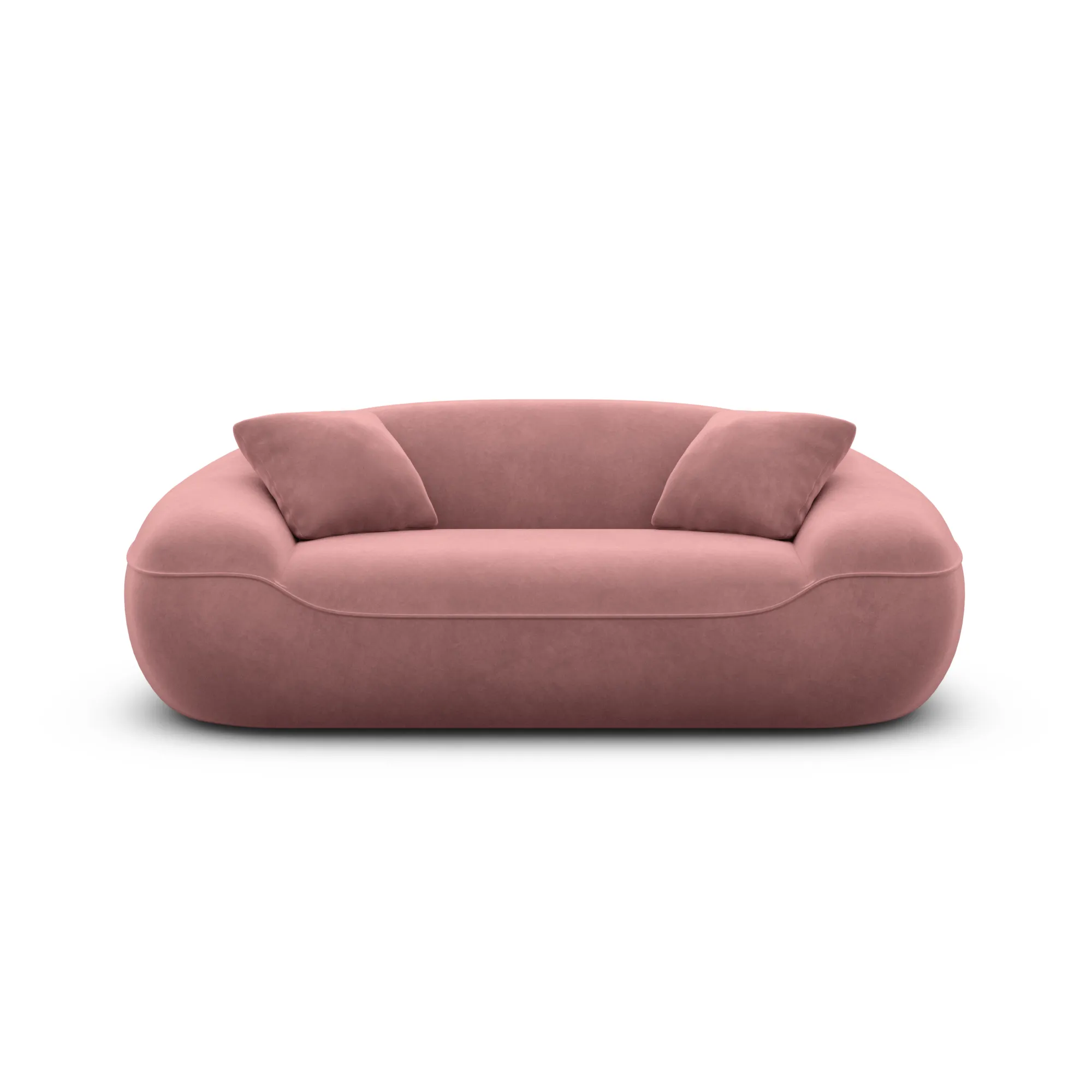 Samtstoff 2-Sitzer Couch Levina – Bild 29