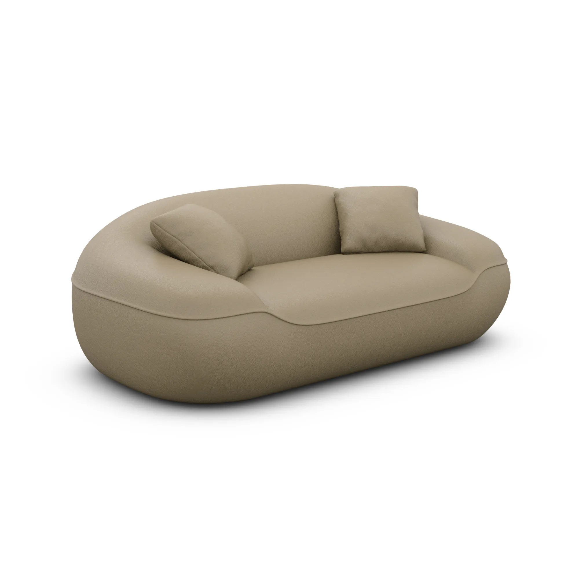 Echtleder 2-Sitzer Couch Levina – Bild 18