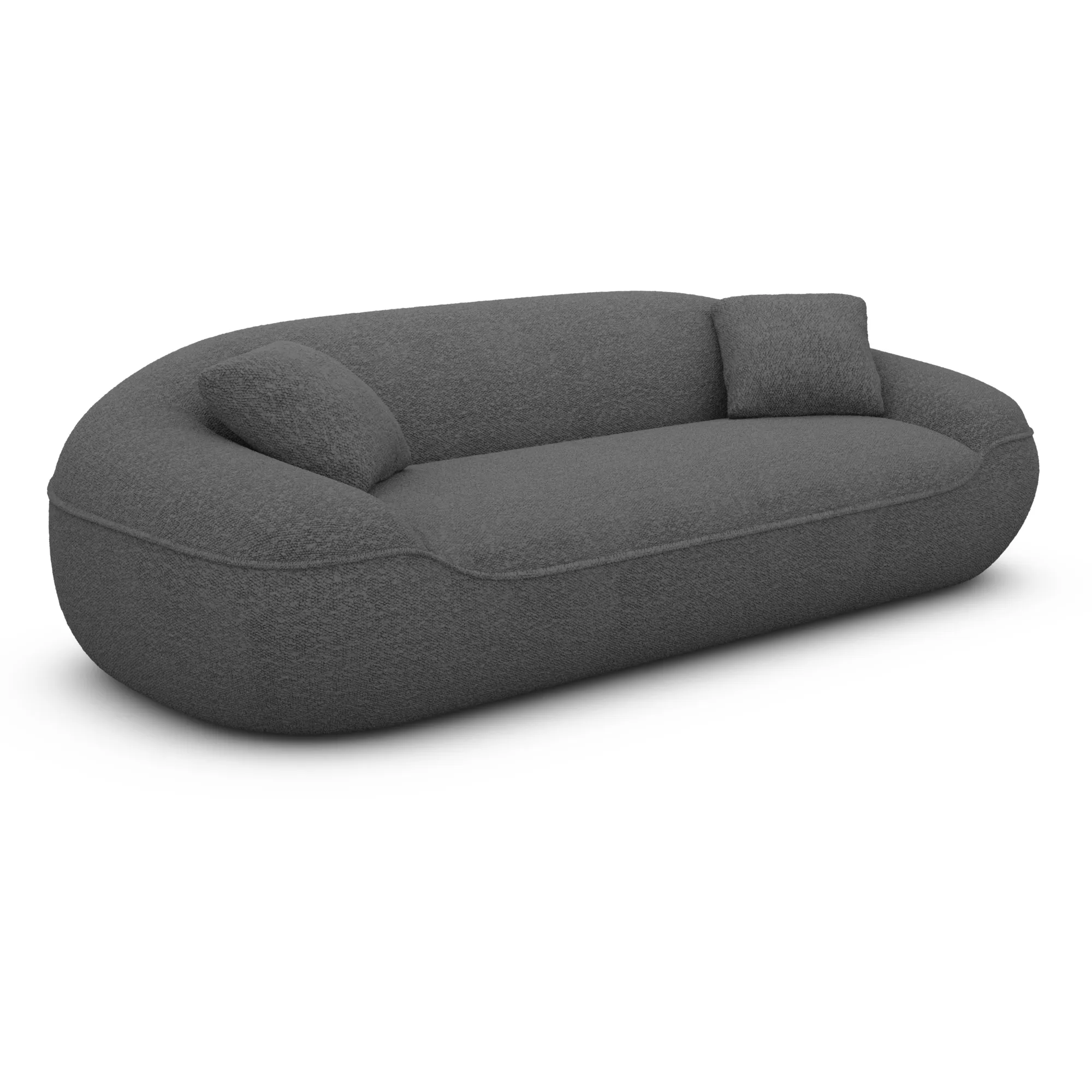 Bouclé 3-Sitzer Couch Levina – Bild 10
