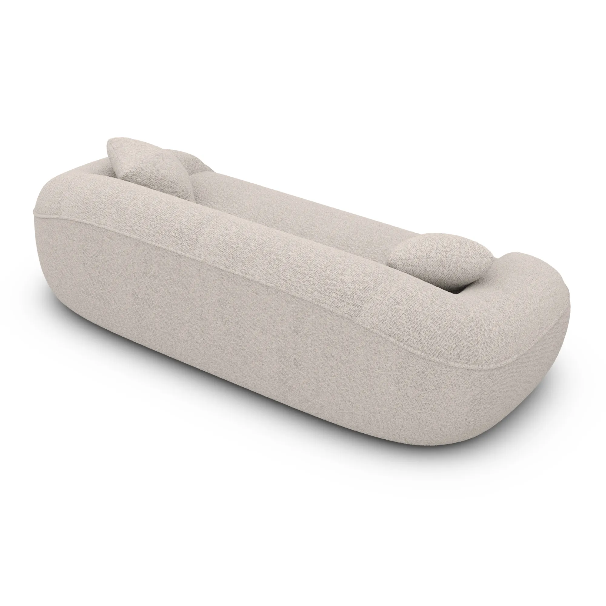 Bouclé 3-Sitzer Couch Levina – Bild 6