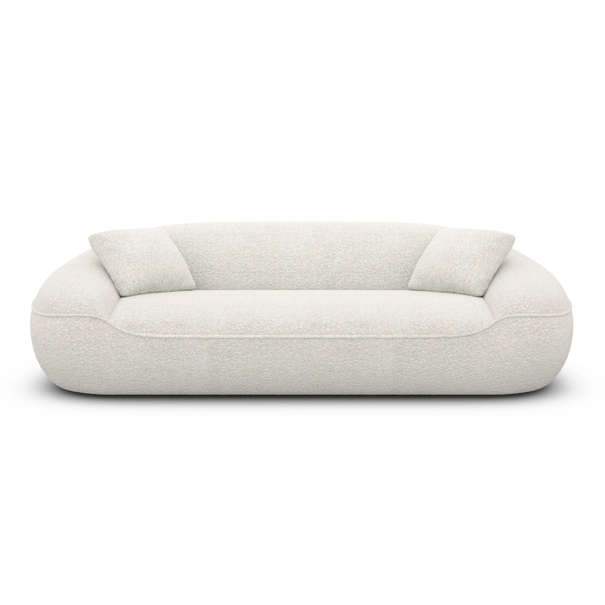 Bouclé 3-Sitzer Couch Levina – Bild 8