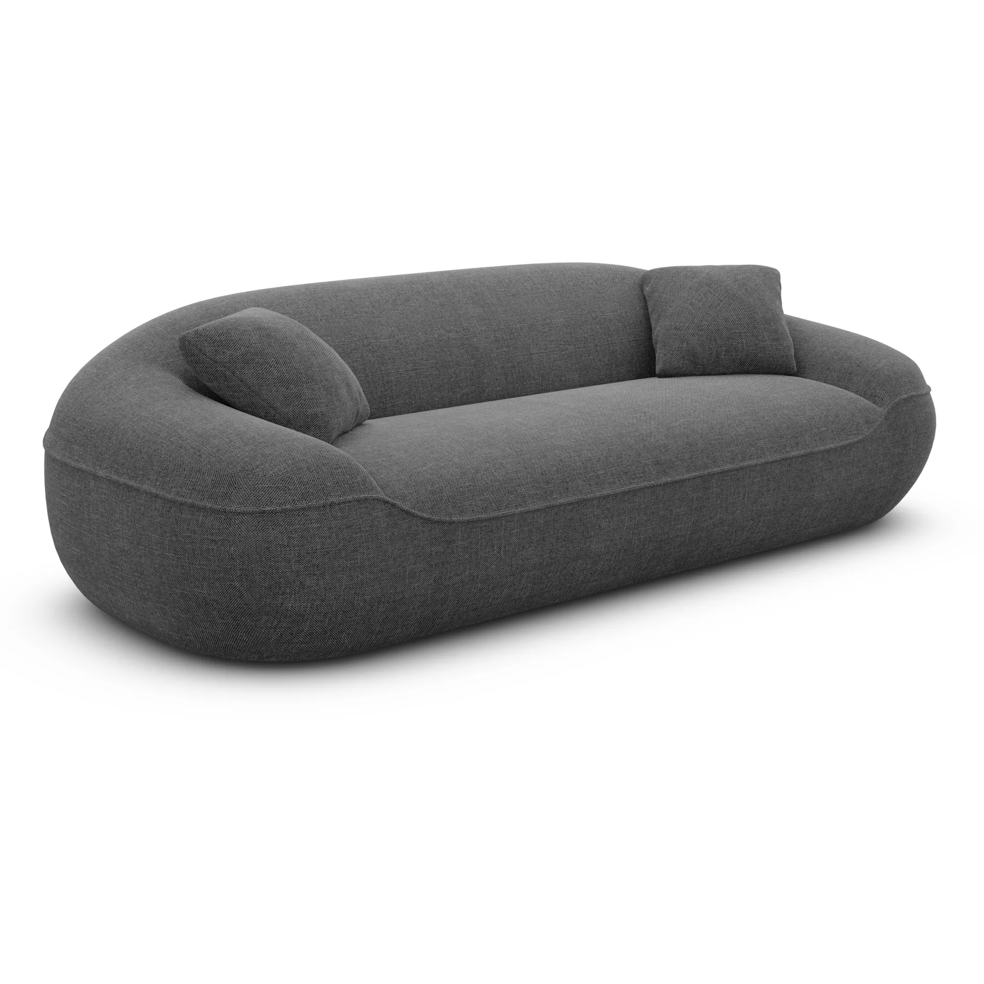 Strukturstoff 3-Sitzer Couch Levina – Bild 20