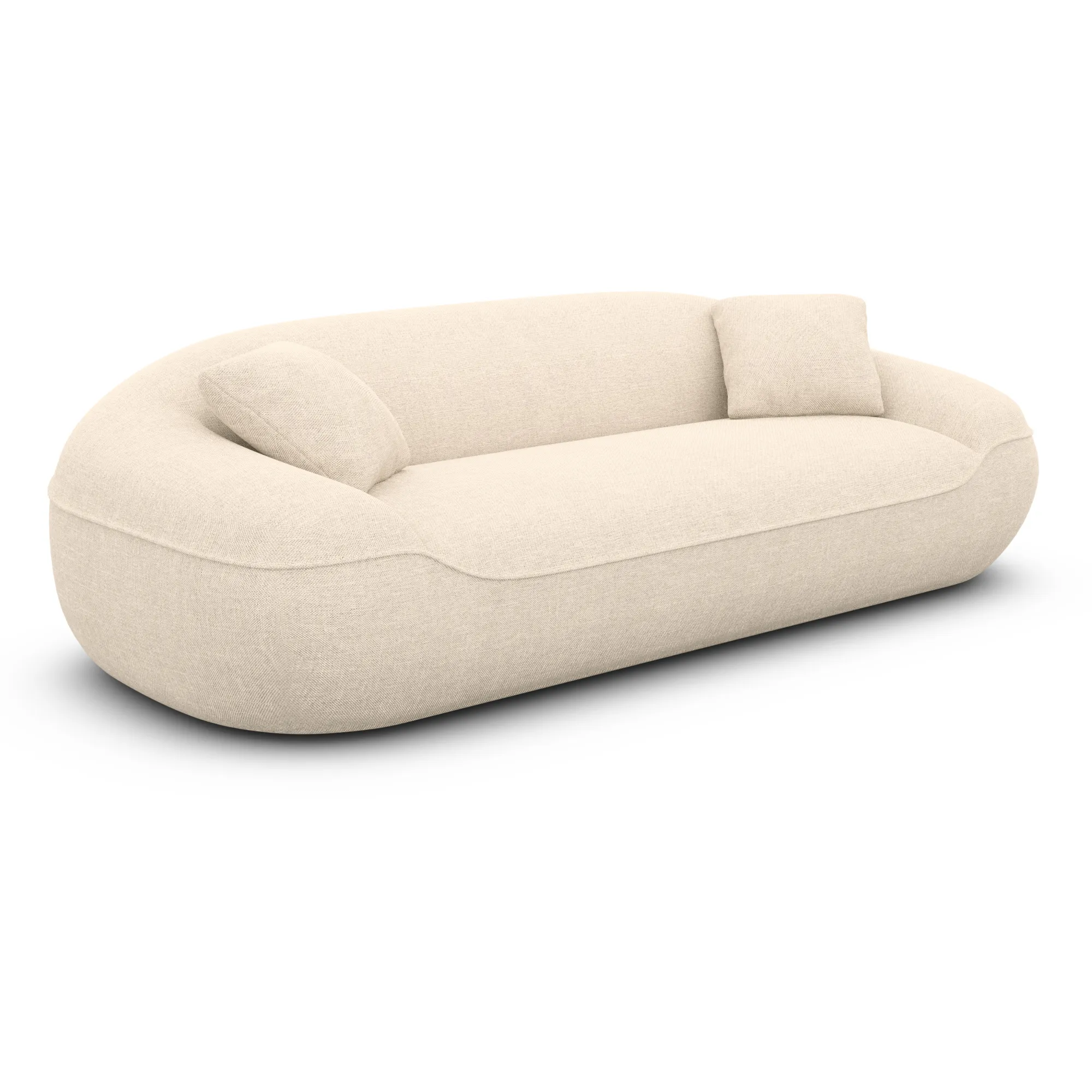 Strukturstoff 3-Sitzer Couch Levina – Bild 32