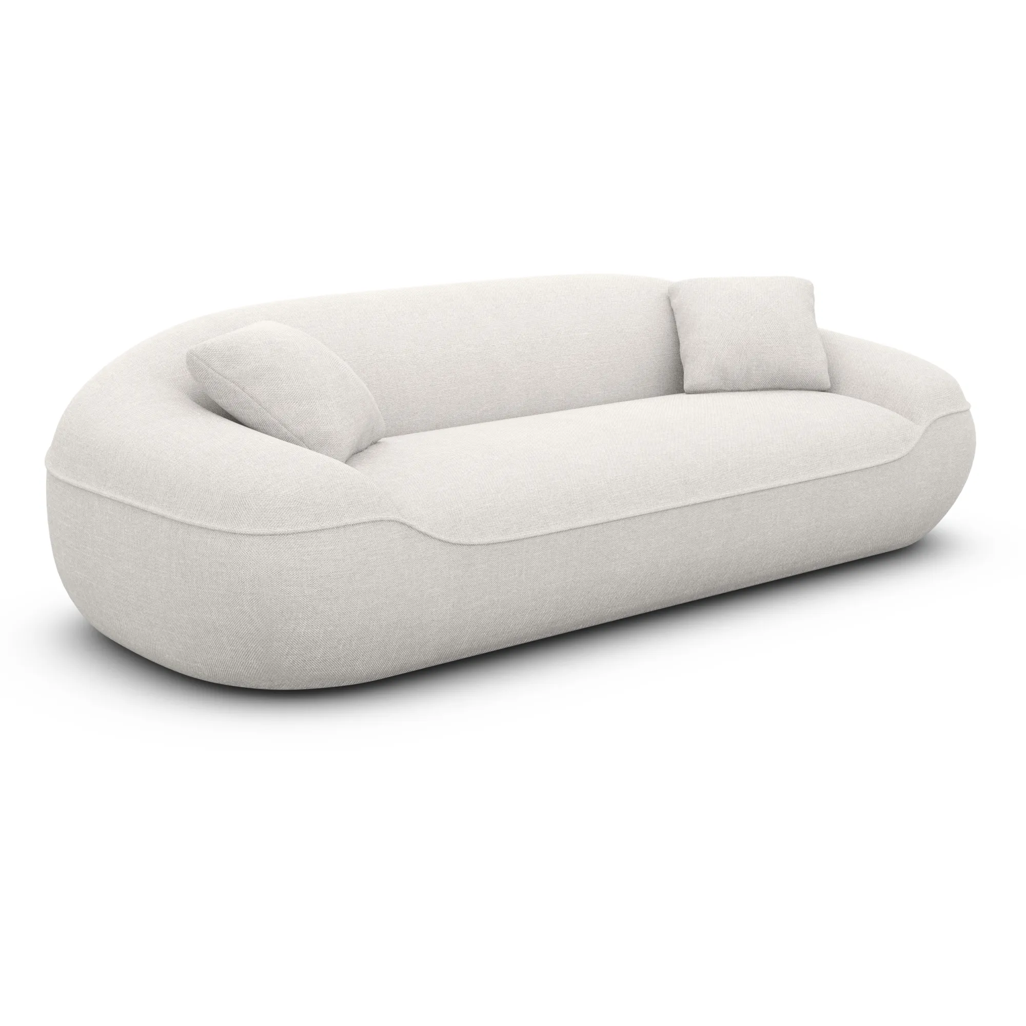 Strukturstoff 3-Sitzer Couch Levina – Bild 17