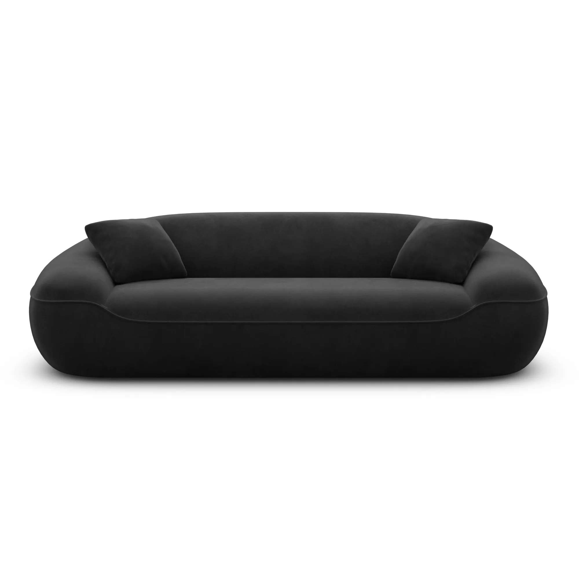 Samtstoff 3-Sitzer Couch Levina – Bild 35