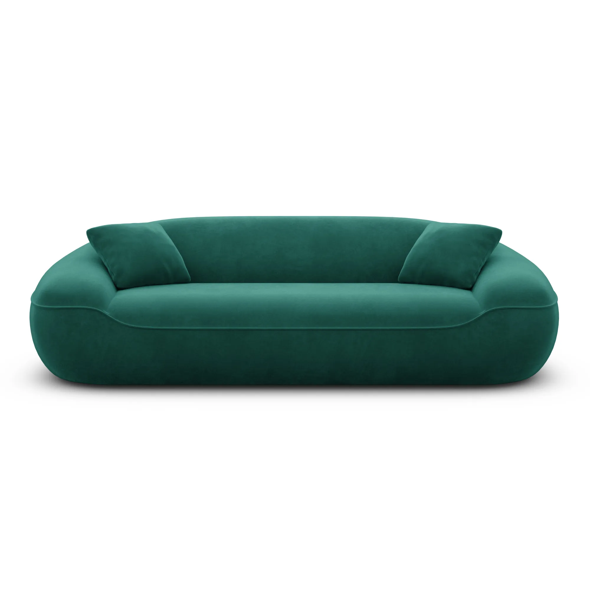 Samtstoff 3-Sitzer Couch Levina – Bild 47
