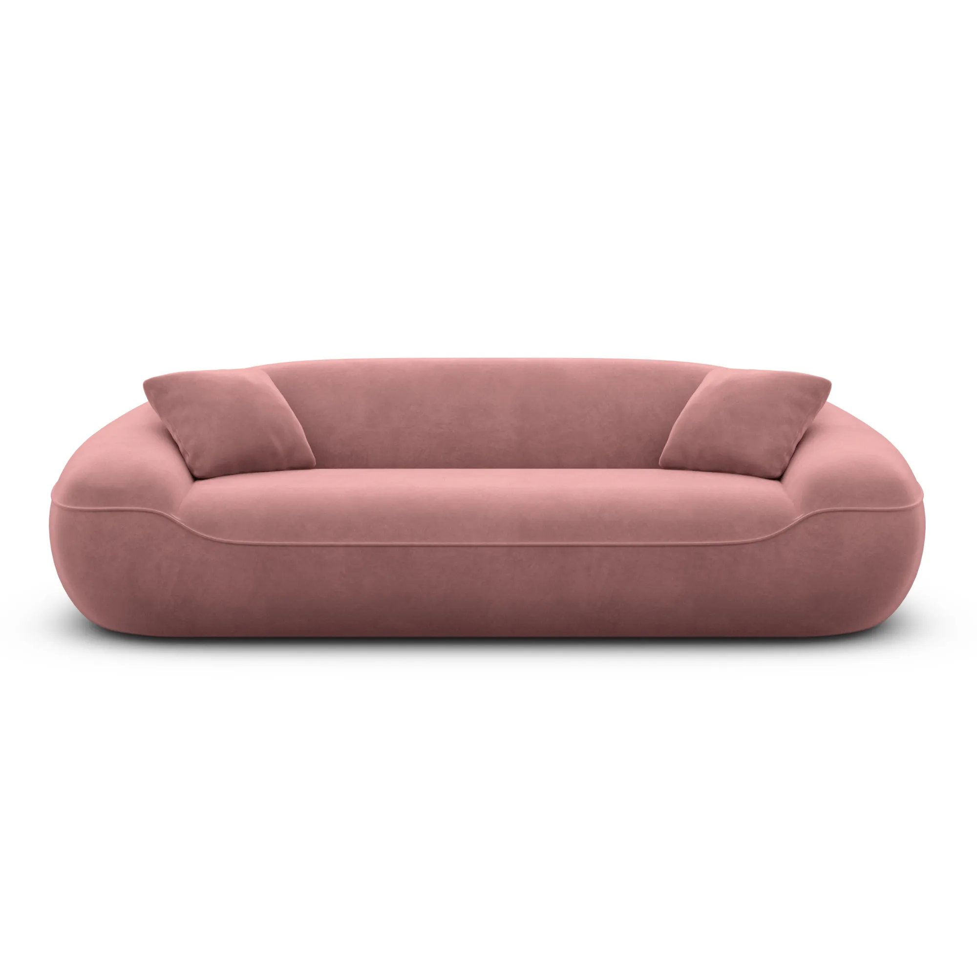 Samtstoff 3-Sitzer Couch Levina – Bild 20