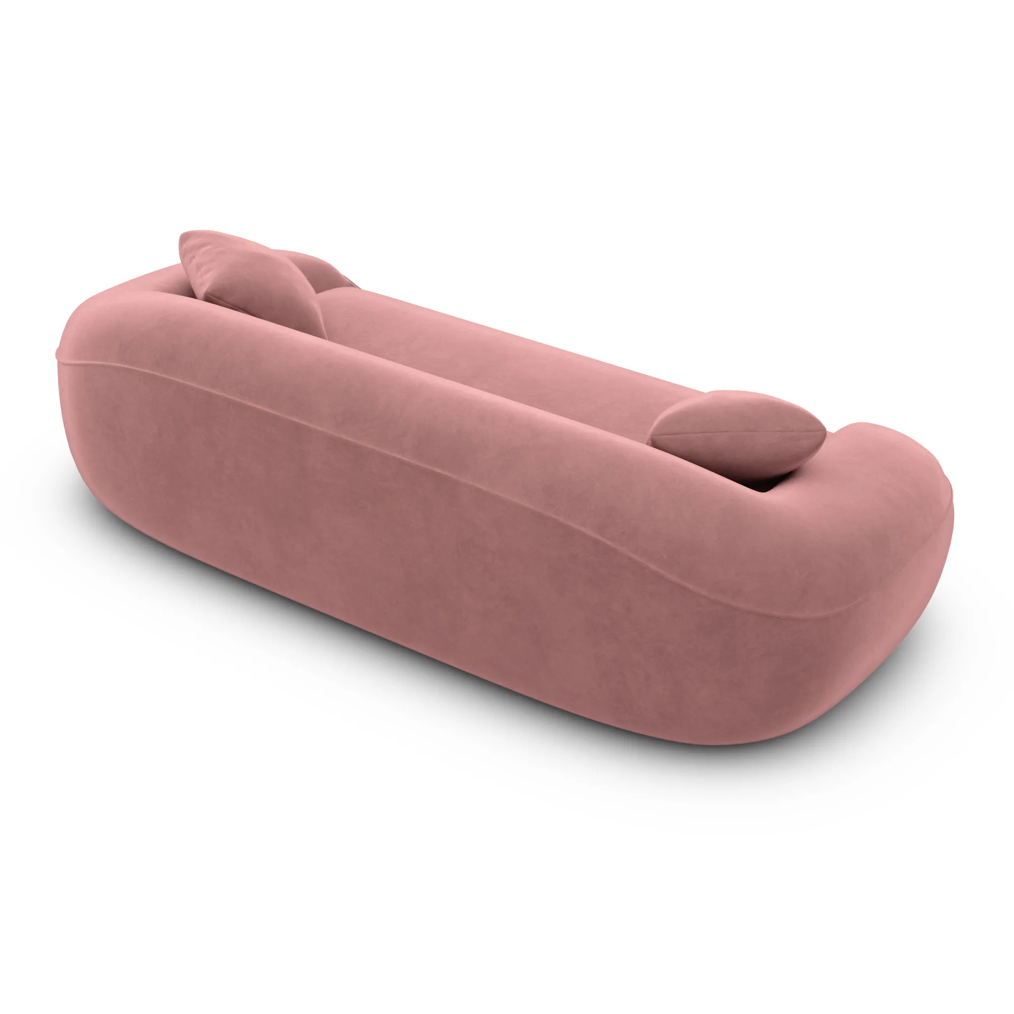 Samtstoff 3-Sitzer Couch Levina – Bild 21
