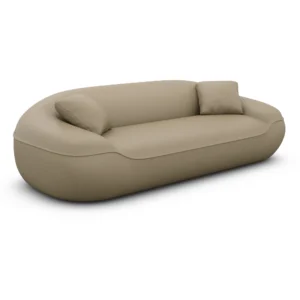Echtleder 3-Sitzer Couch Levina
