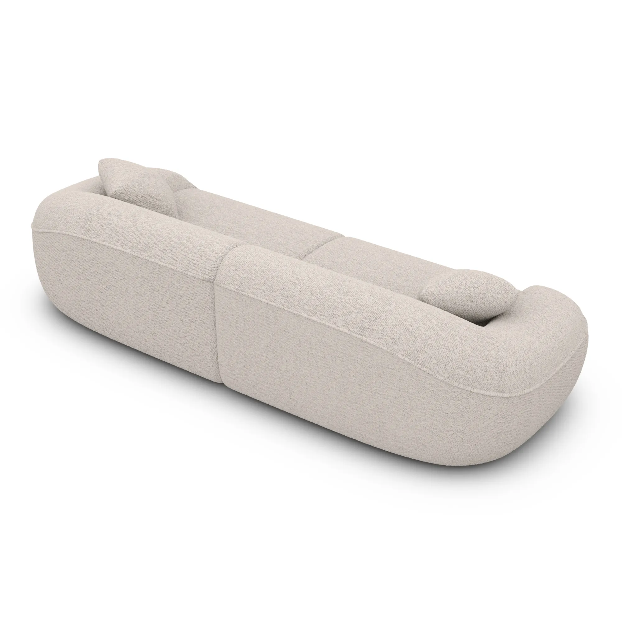 Bouclé 4-Sitzer Couch Levina – Bild 12