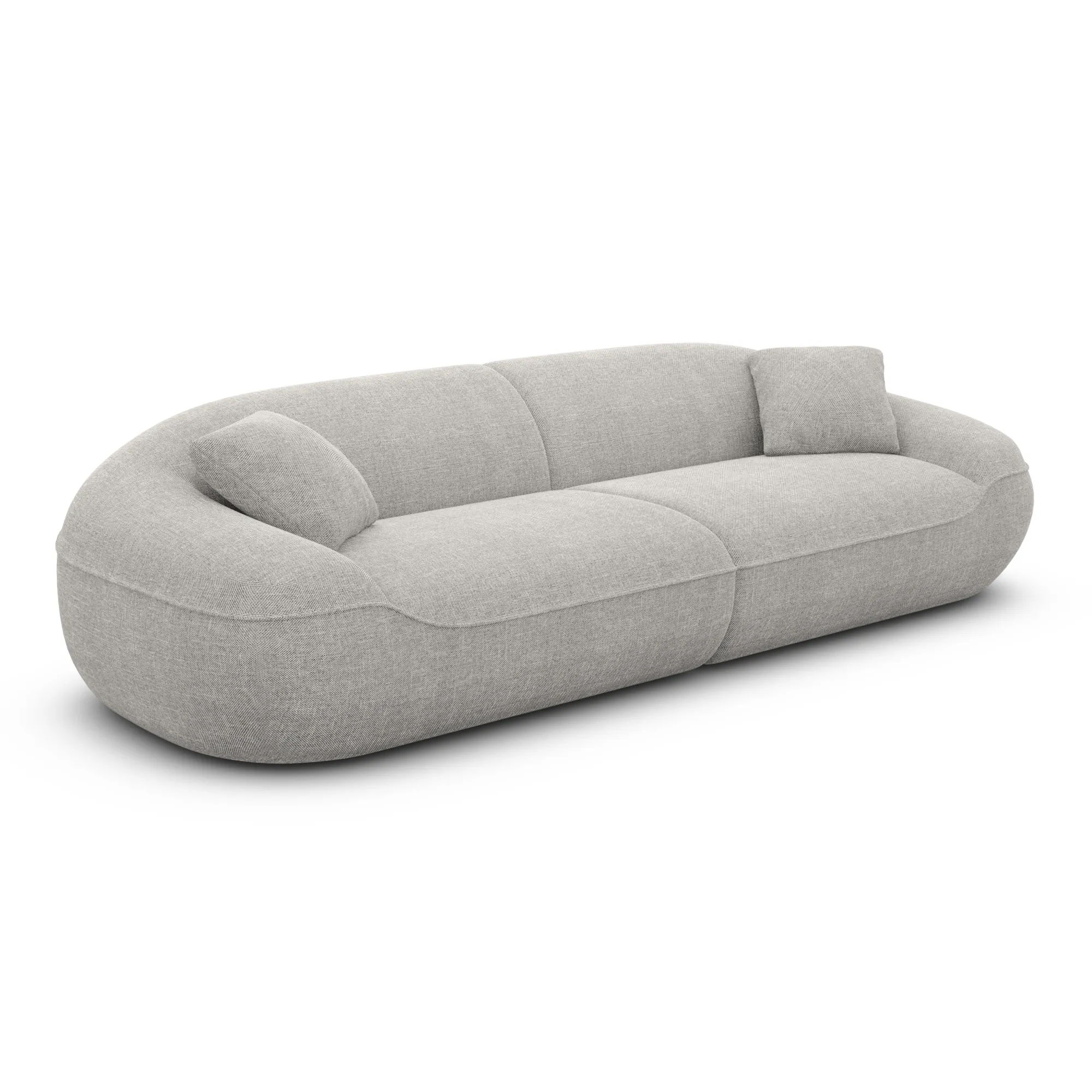Strukturstoff 4-Sitzer Couch Levina – Bild 35