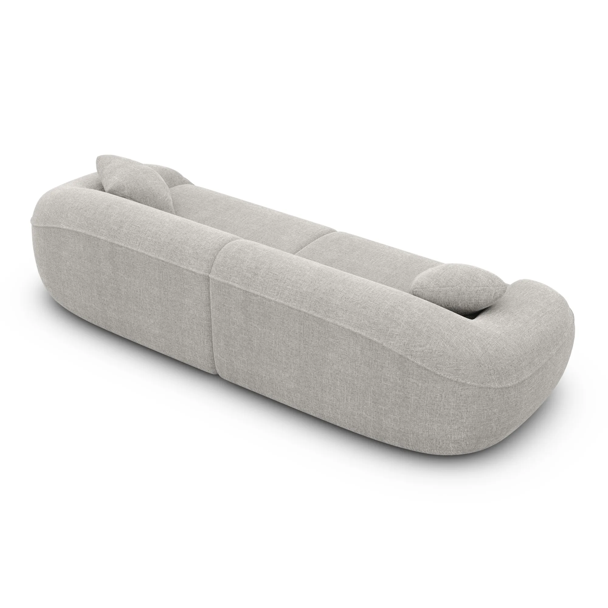 Strukturstoff 4-Sitzer Couch Levina – Bild 37