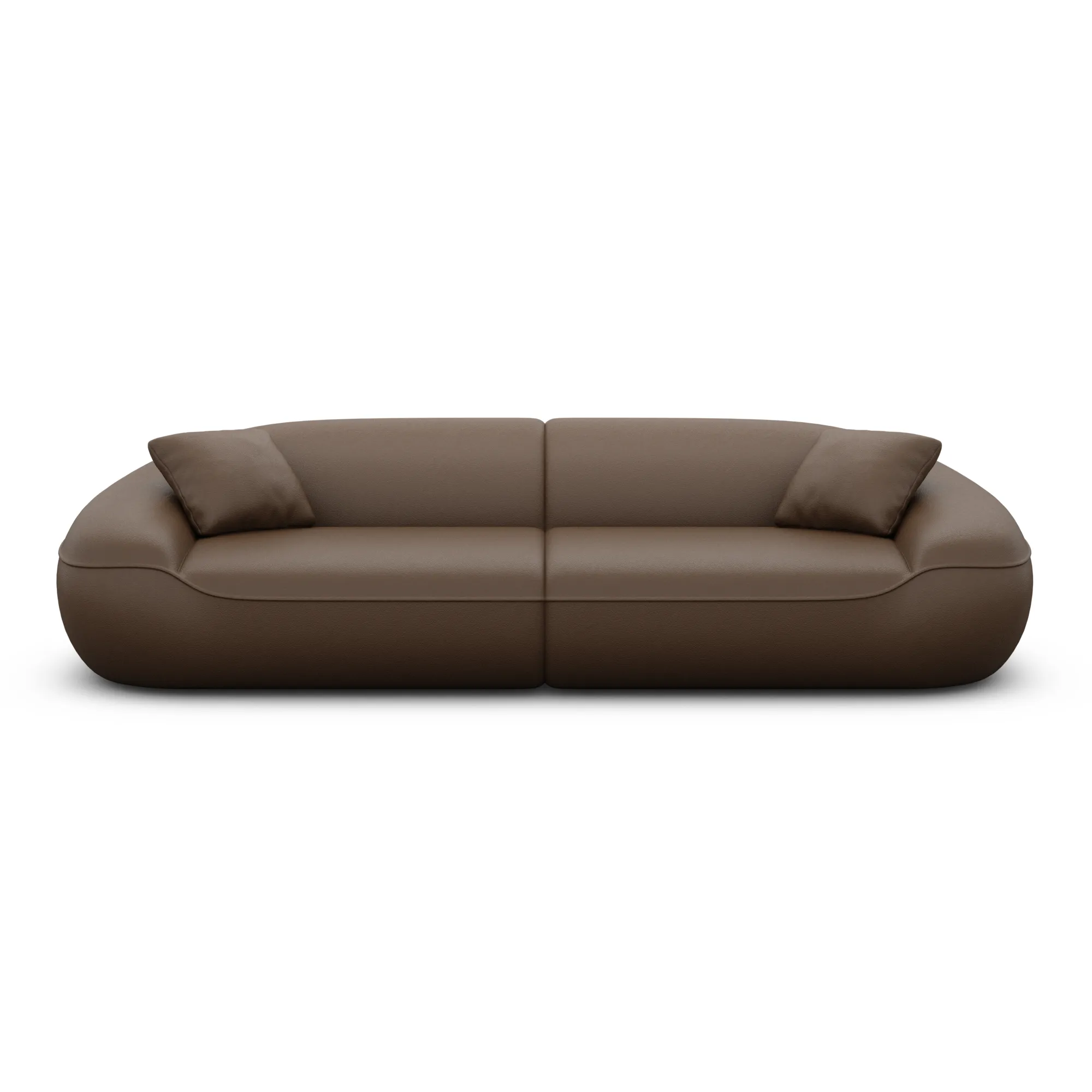 Echtleder 4-Sitzer Couch Levina – Bild 28