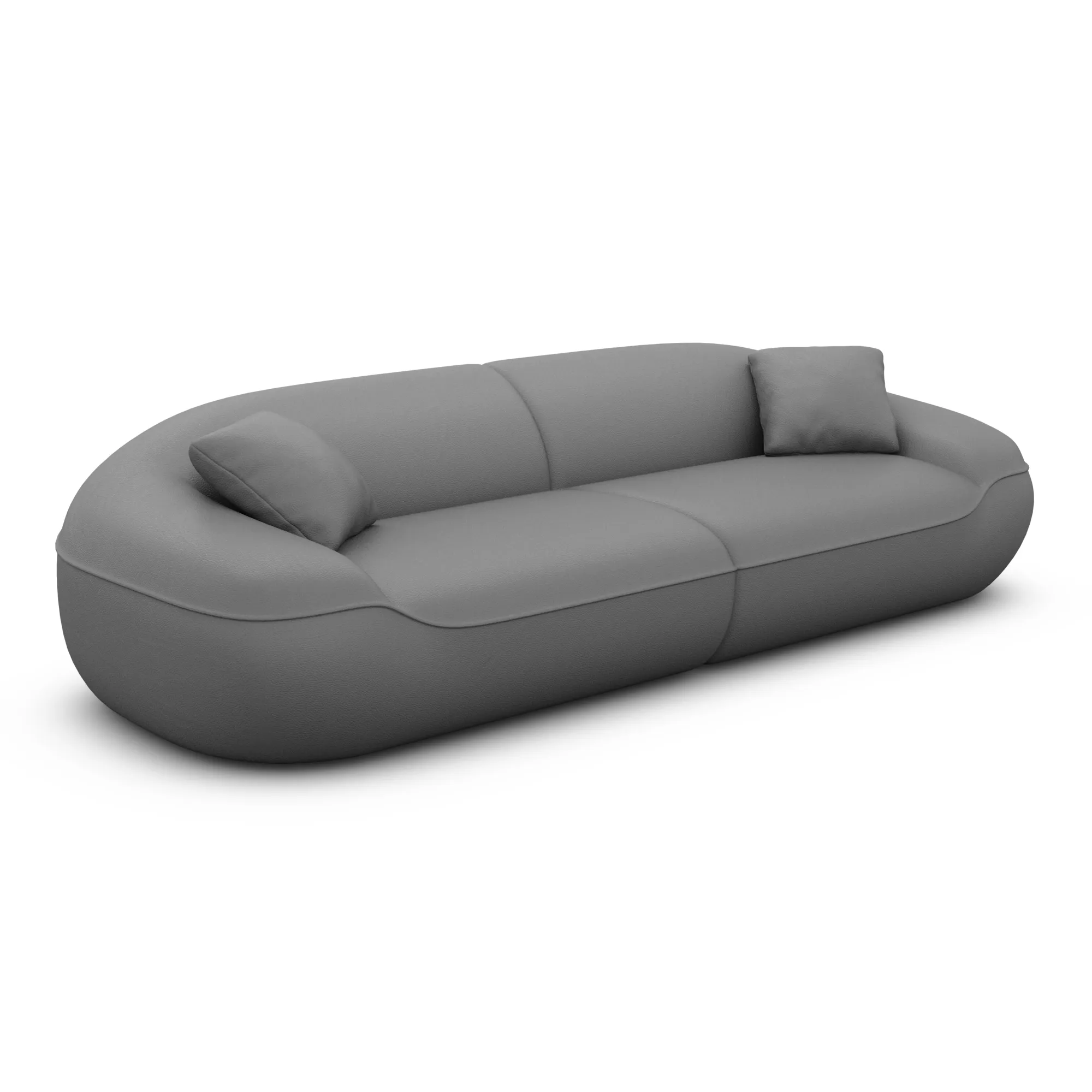 Echtleder 4-Sitzer Couch Levina – Bild 30