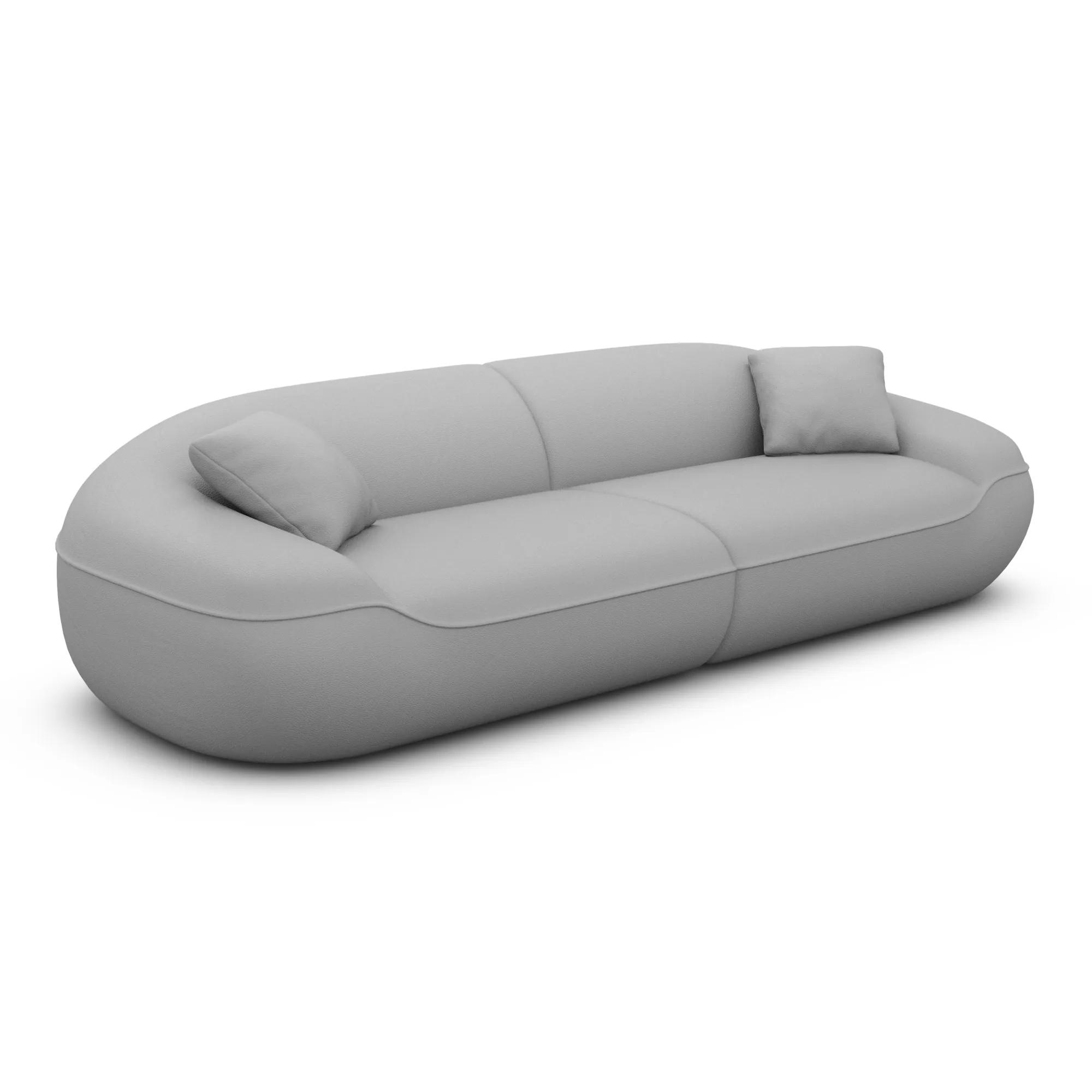 Echtleder 4-Sitzer Couch Levina – Bild 9