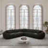 Strukturstoff Ecksofa Levina