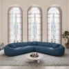Strukturstoff Ecksofa Levina – Bild 4