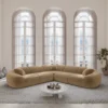 Samtstoff Ecksofa Levina – Bild 4