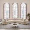 Samtstoff Ecksofa Levina – Bild 5