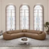 Echtleder Ecksofa Levina