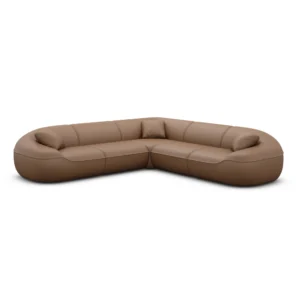 Echtleder Ecksofa Levina