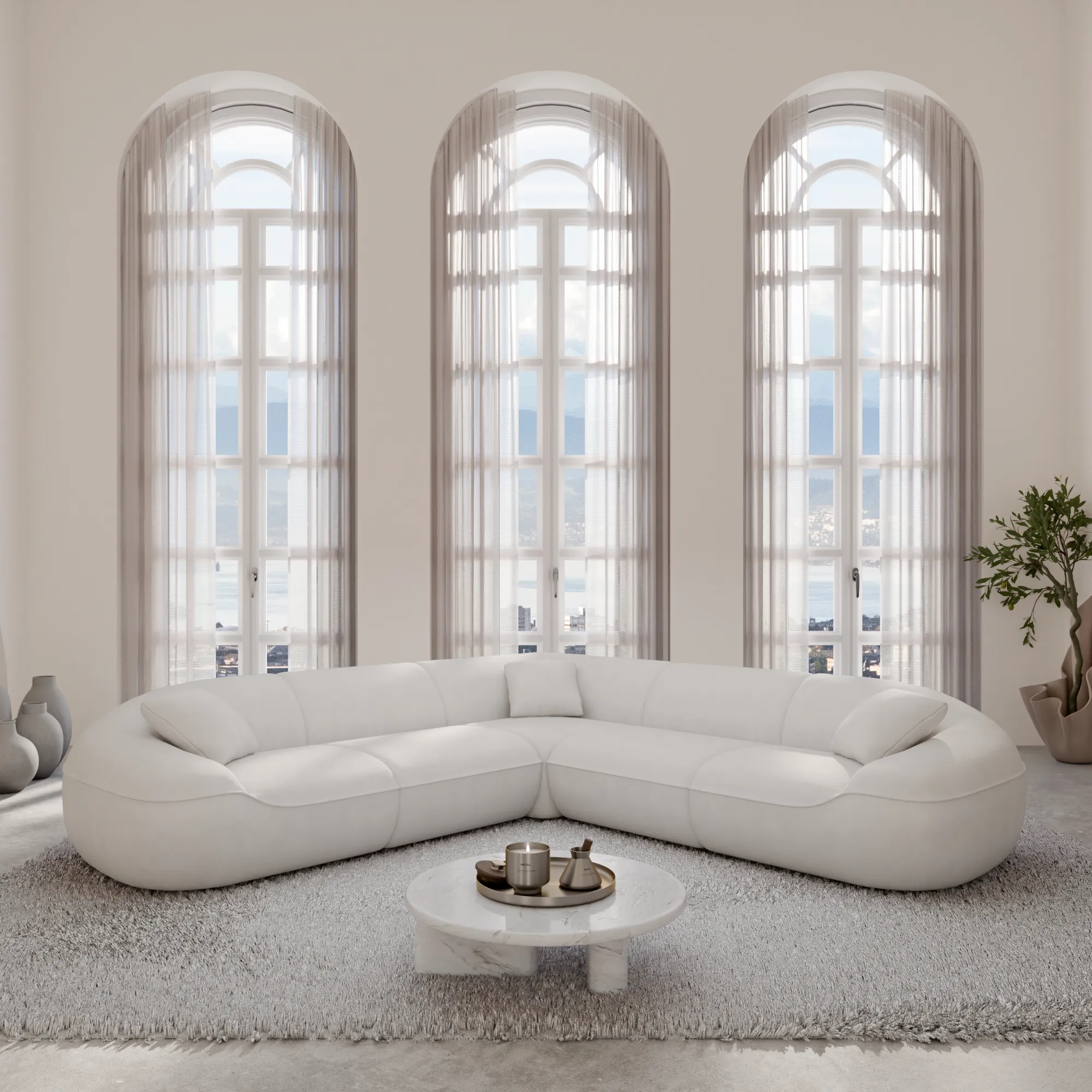 Kunstleder Ecksofa Levina – Bild 8