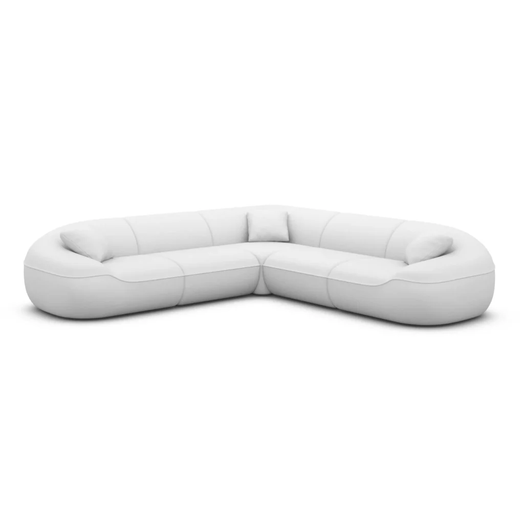 Kunstleder Ecksofa Levina