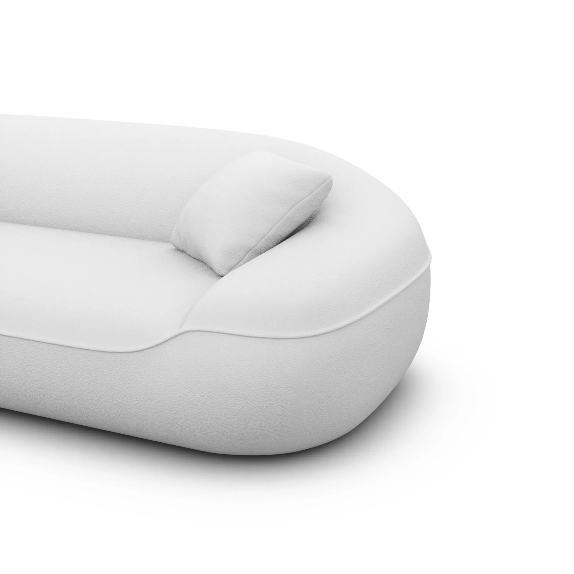 Echtleder U-Form XXL Wohnlandschaft Levina – Bild 67
