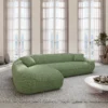 Strukturstoff L-Form Sofa Levina – Bild 18