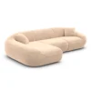 Samtstoff L-Form Sofa Levina – Bild 37