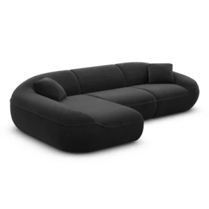 Samtstoff L-Form Sofa Levina