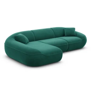 Samtstoff L-Form Sofa Levina