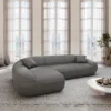 Echtleder L-Form Sofa Levina – Bild 9