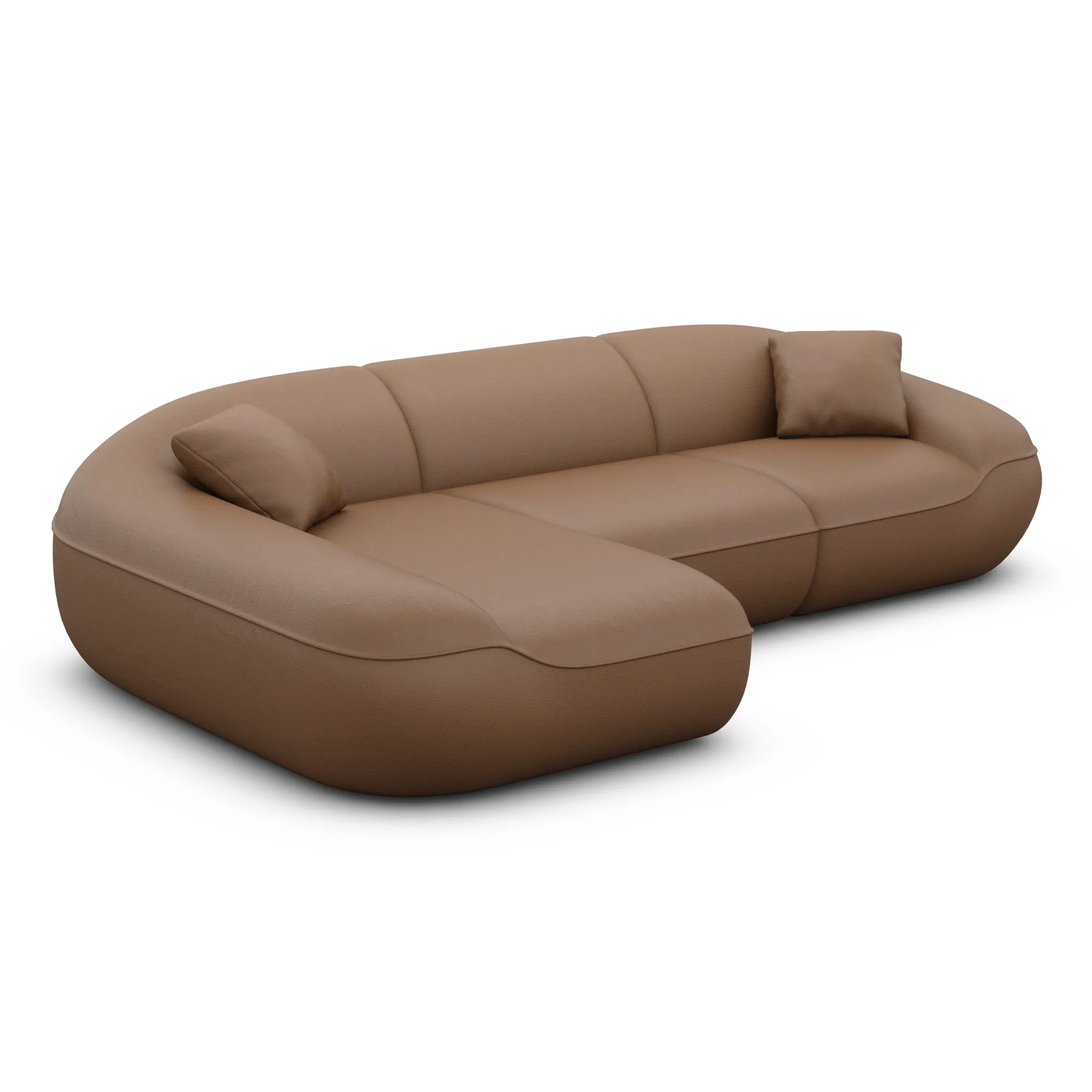 Kunstleder L-Form Sofa Levina – Bild 56
