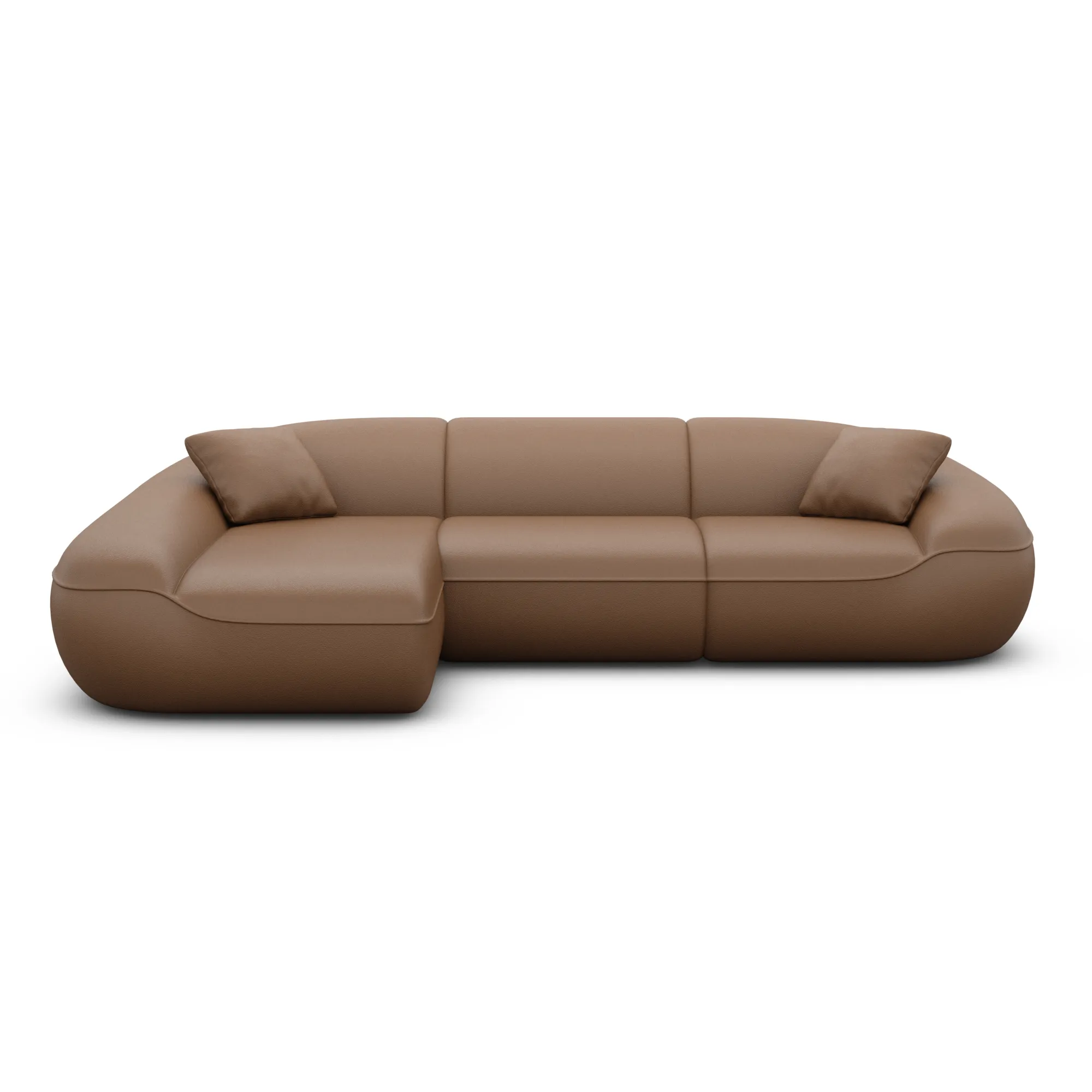 Kunstleder L-Form Sofa Levina – Bild 57