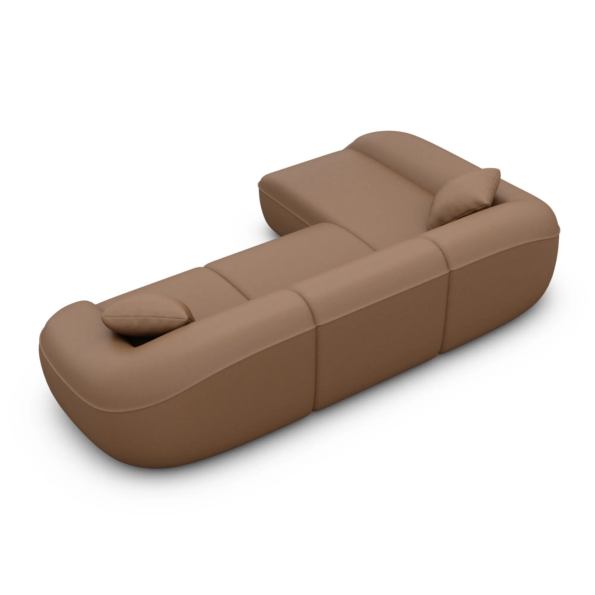Kunstleder L-Form Sofa Levina – Bild 58