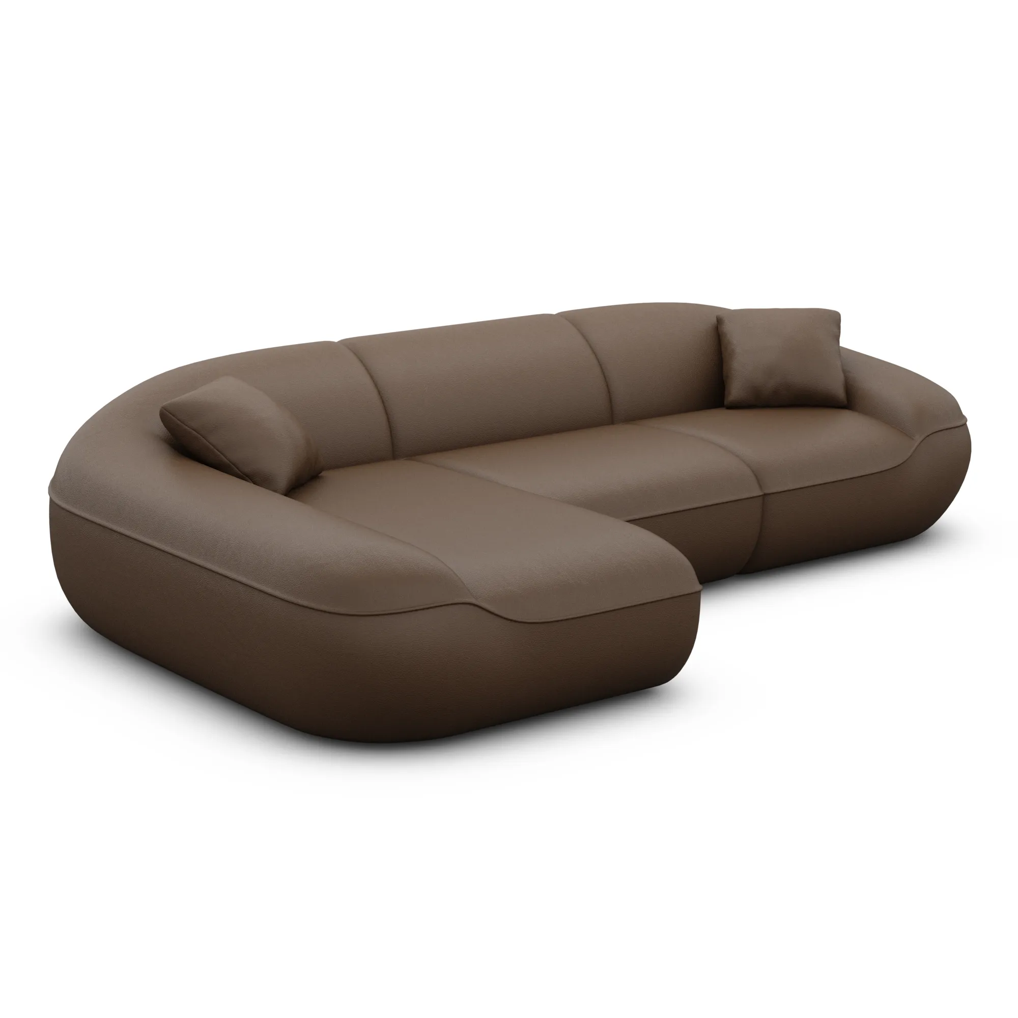 Kunstleder L-Form Sofa Levina – Bild 62