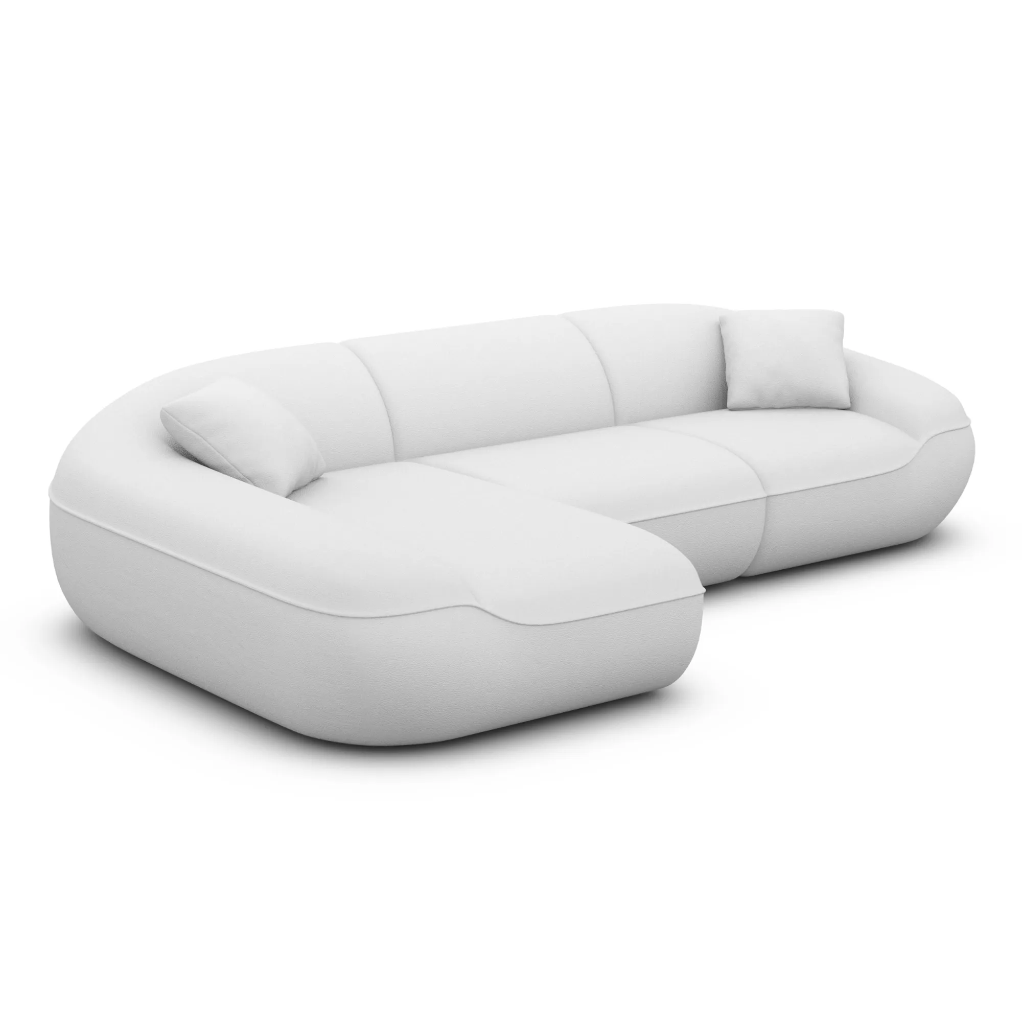 Kunstleder L-Form Sofa Levina – Bild 23