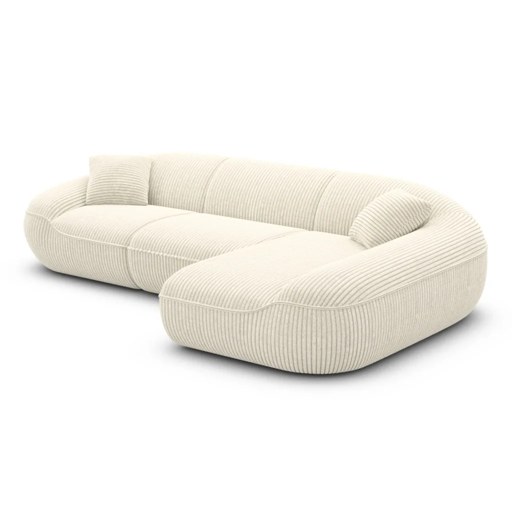 Cord L-Form Sofa Levina