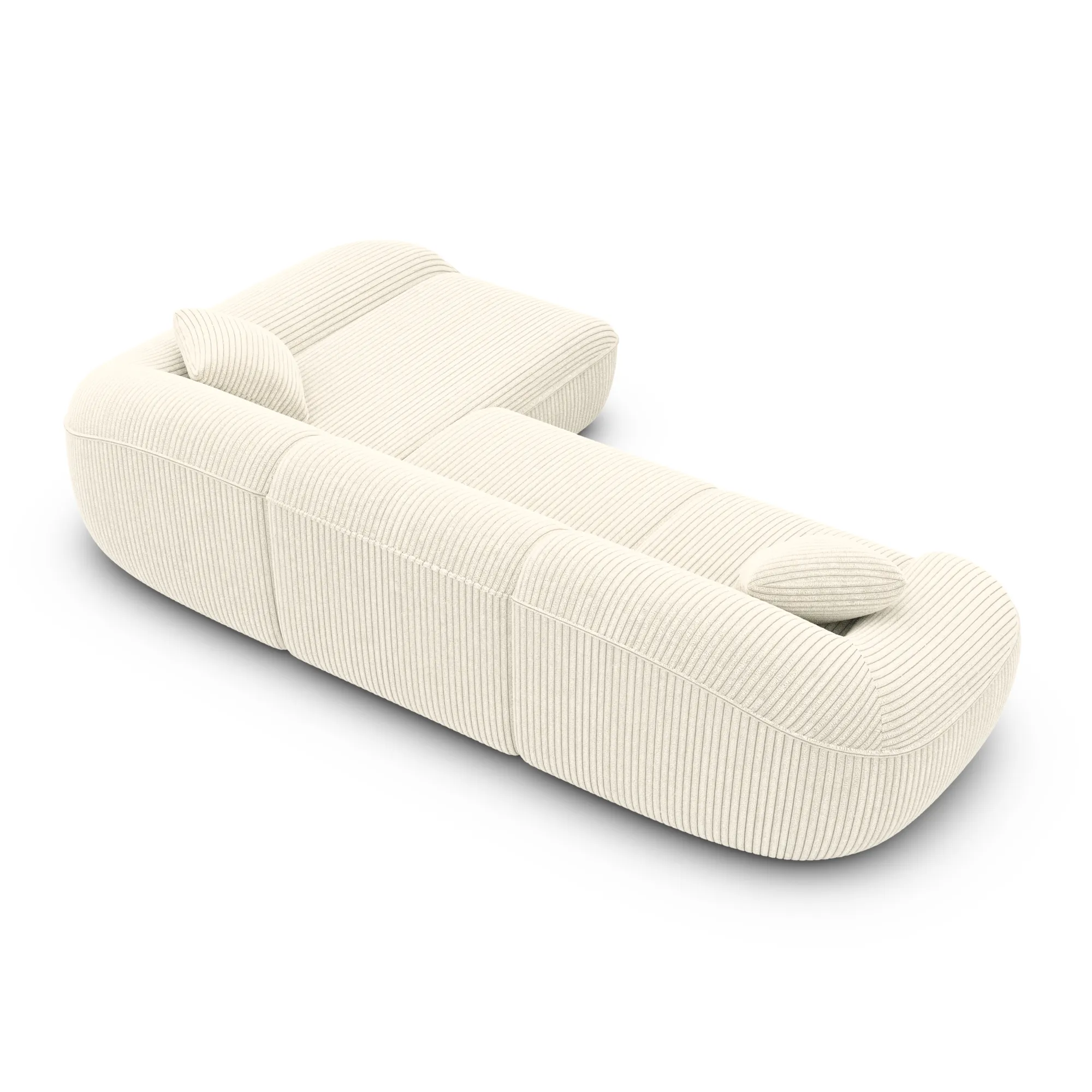 Cord L-Form Sofa Levina – Bild 11