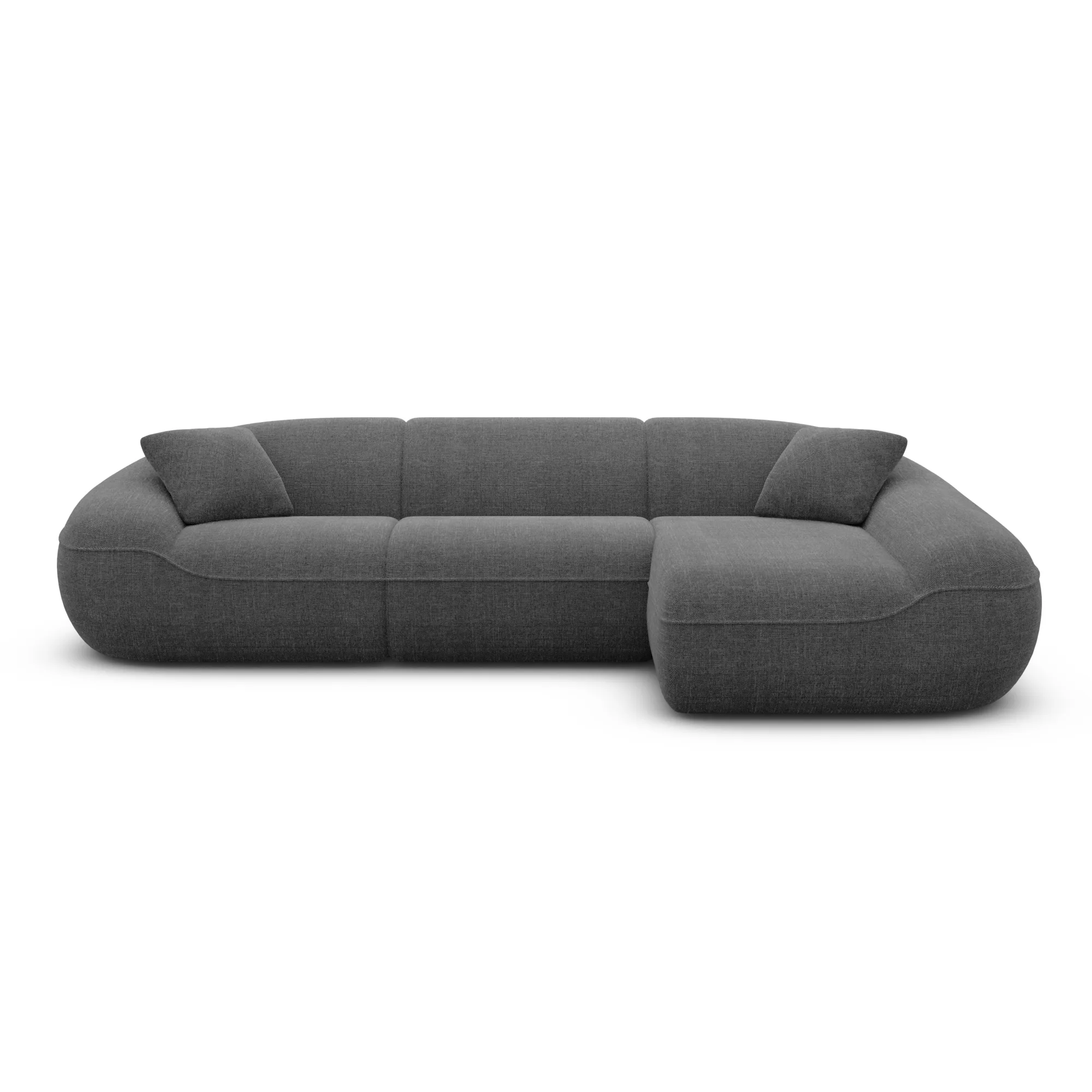 Strukturstoff L-Form Sofa Levina – Bild 43