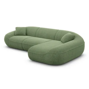 Strukturstoff L-Form Sofa Levina