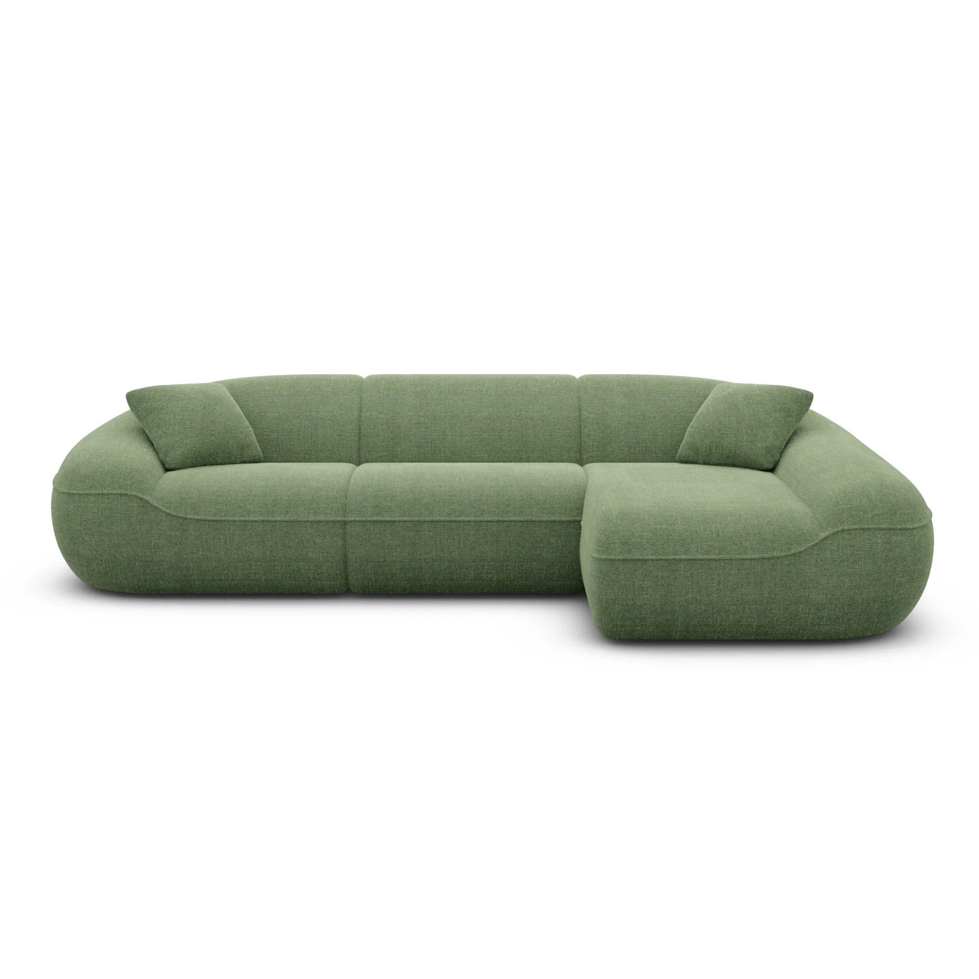 Strukturstoff L-Form Sofa Levina – Bild 61