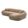 Samtstoff L-Form Sofa Levina – Bild 79