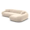 Samtstoff L-Form Sofa Levina – Bild 82