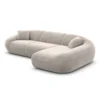 Samtstoff L-Form Sofa Levina – Bild 31