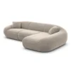 Samtstoff L-Form Sofa Levina – Bild 34