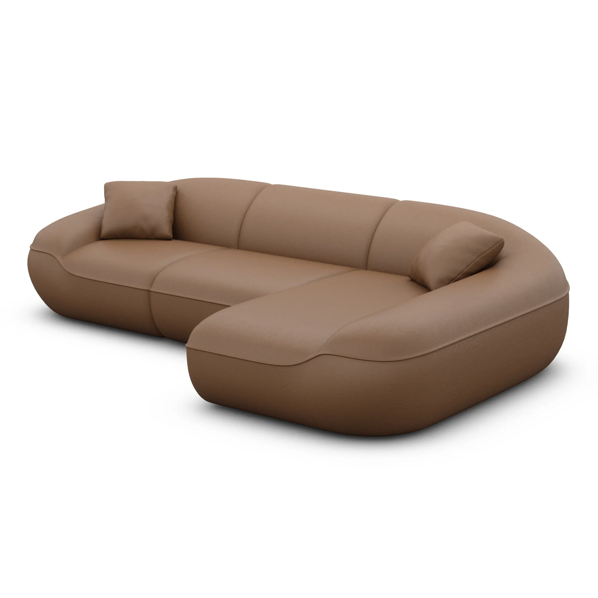 Kunstleder L-Form Sofa Levina – Bild 32