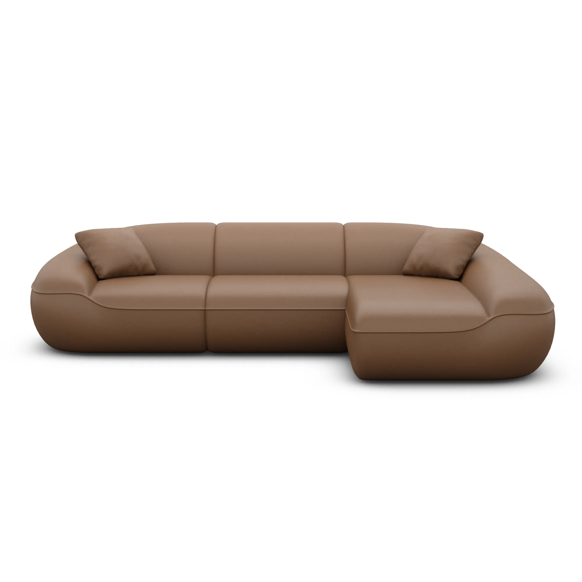 Kunstleder L-Form Sofa Levina – Bild 33